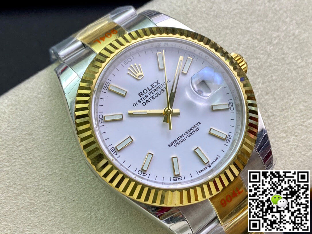 Replica R01ex Datejust M126333-0015 1:1 Best Edition EW Factory White Dial