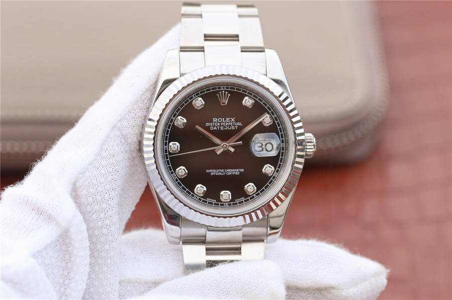 Replica R01ex Datejust M126334-0011 1:1 Best Edition EW Factory Black Dial