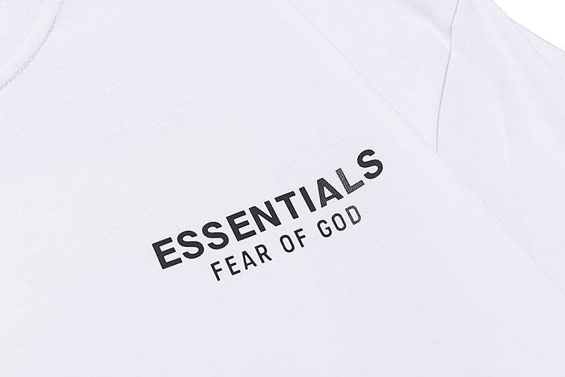 Fear of God Replica Essentials Sunset Maple Leaf Cotton T Shirt 930