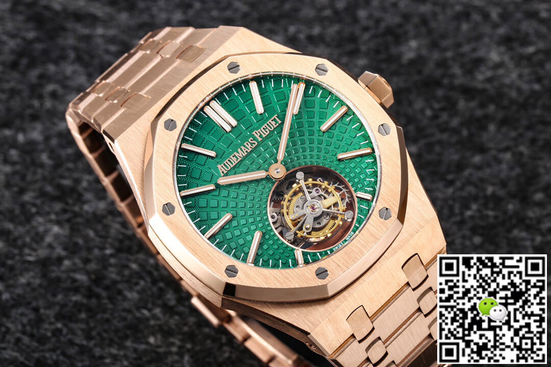 Replica Audemars P1g*et Royal Oak Tourbillon 26533OR.OO.1220OR.01 1:1 Best Edition R8 Factory Green Dial