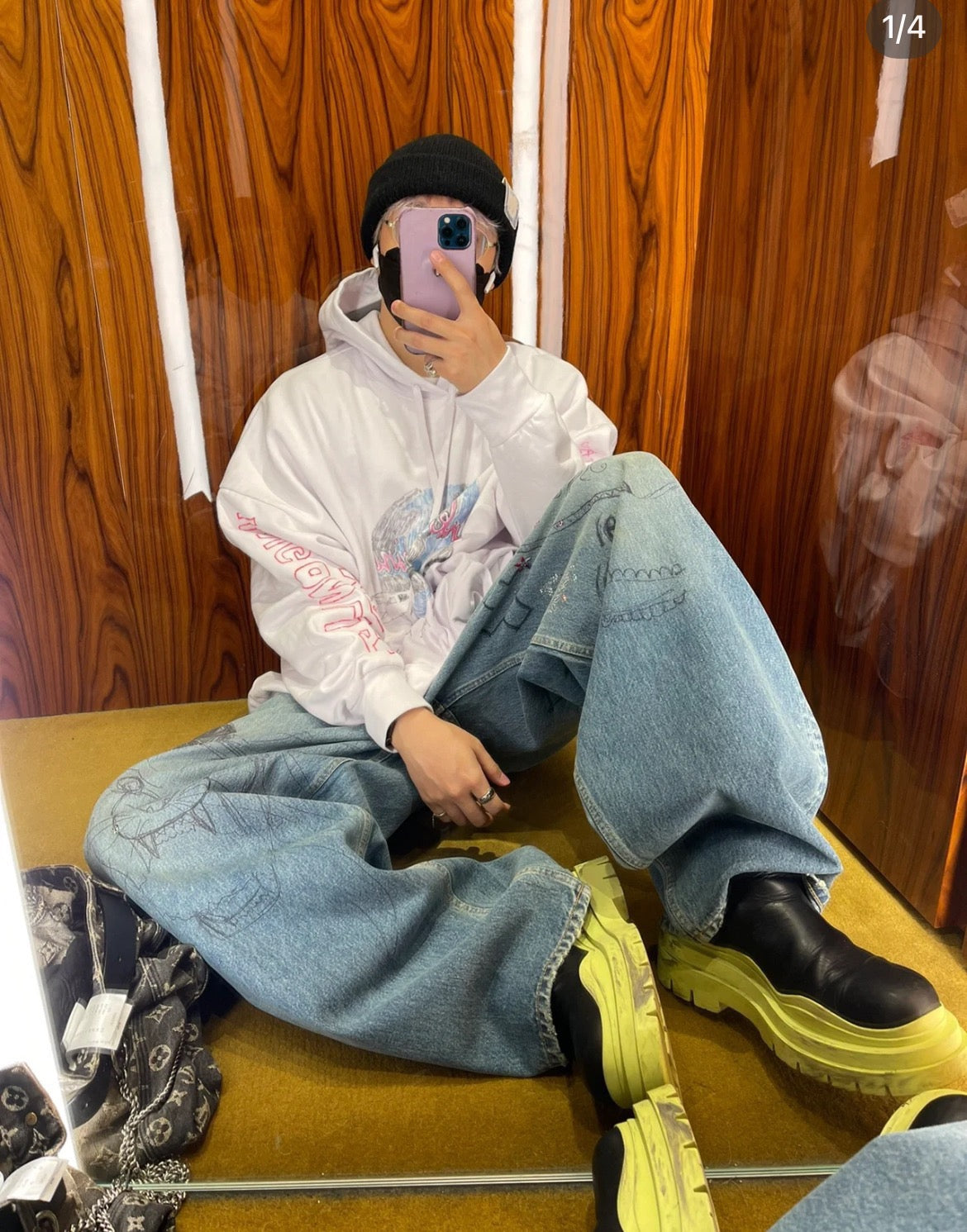 Ba1en*iaga Hoodie