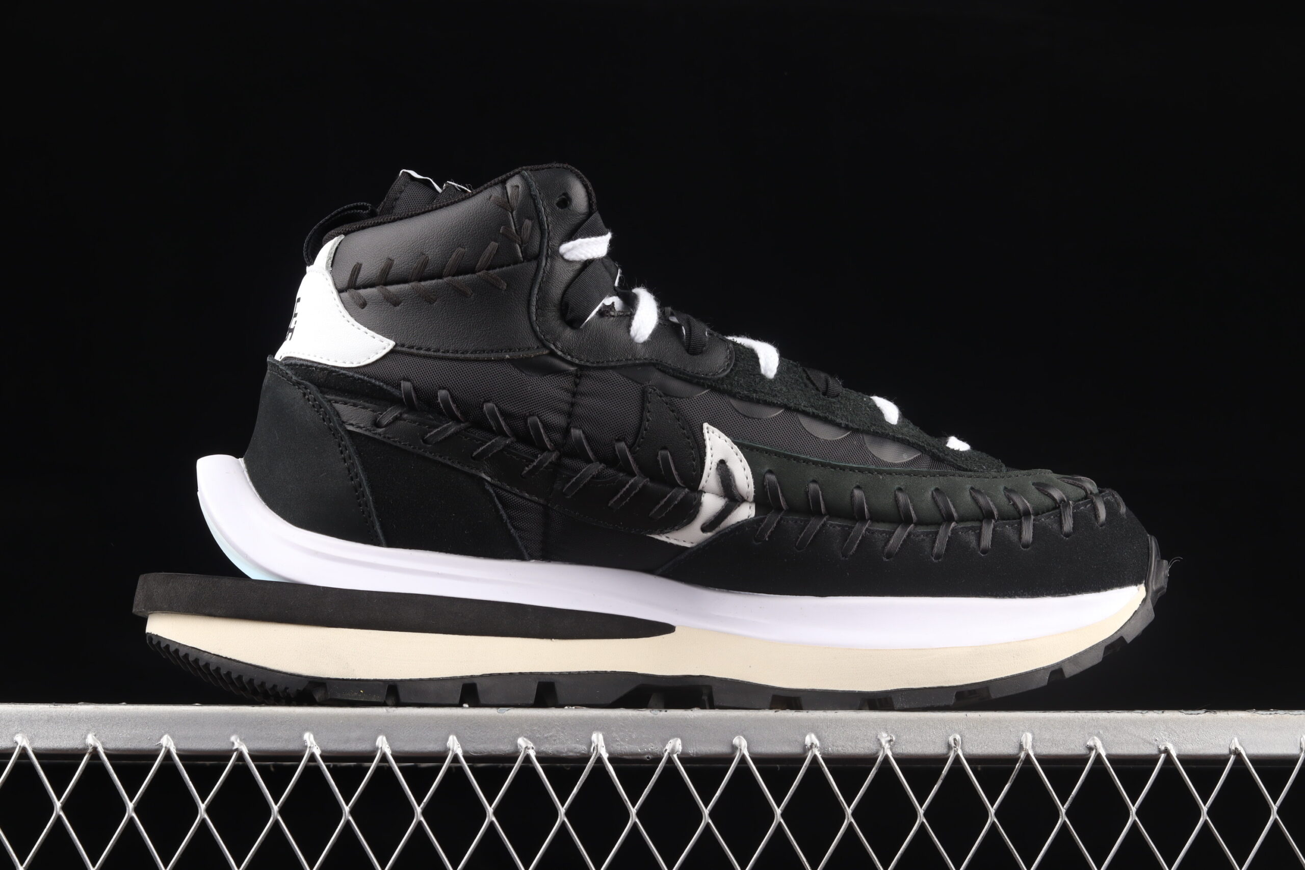 Nike Vaporwaffle, Sacai Jean Paul Gaultier Black White