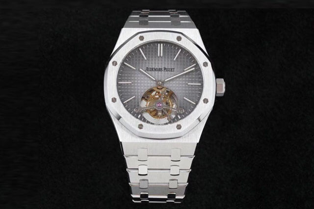 Replica Audemars P1g*et Royal Oak Tourbillon 26510PT.OO.1220PT.01 1:1 Best Edition R8 Factory Dark Grey Dial
