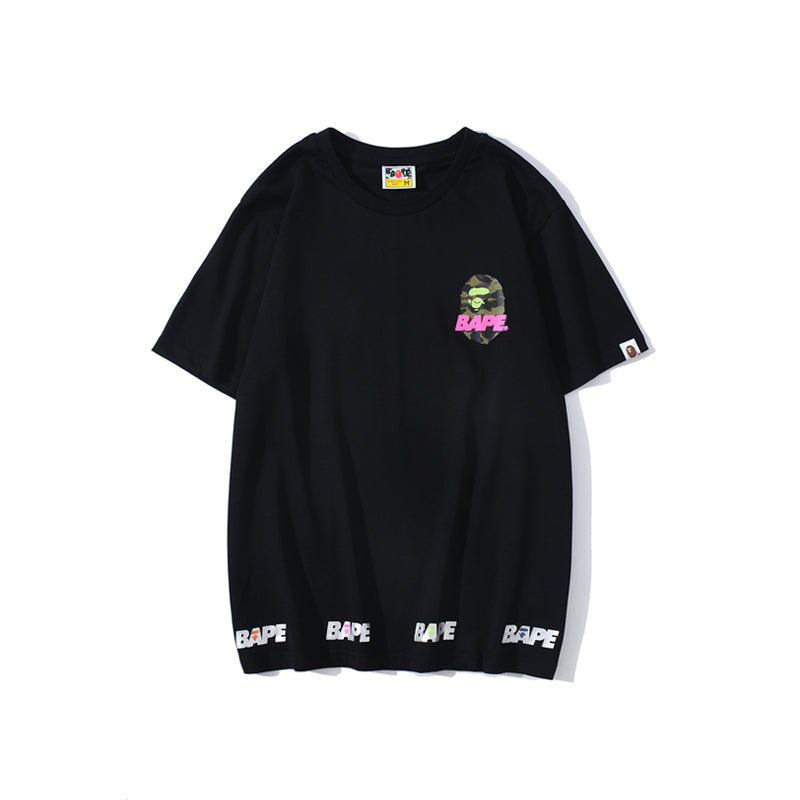 Bape Camo Ape Head Summer Cotton T Shirt 1686