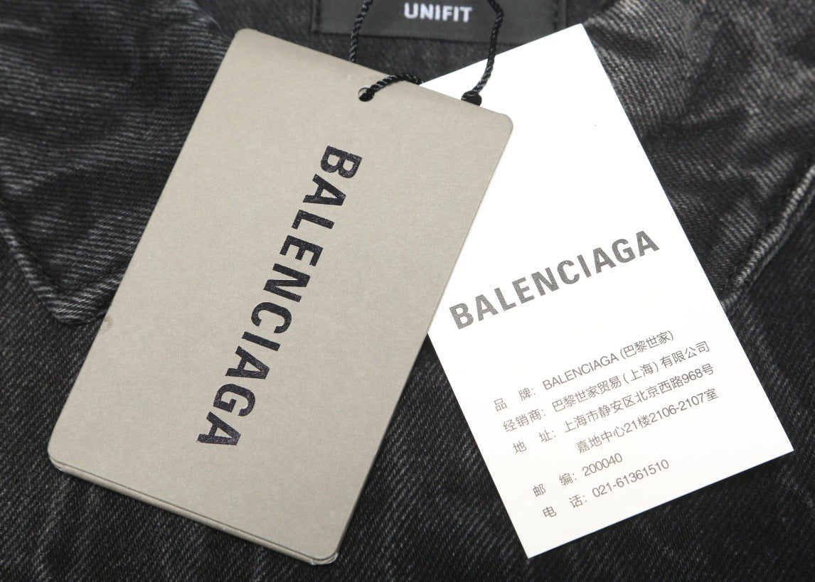 Ba1en*iaga PARIS Denim Jacket