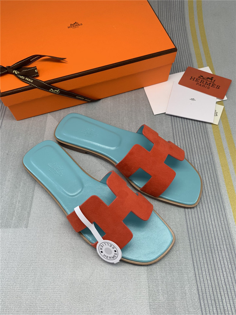 H**me5 flat H slippers womens