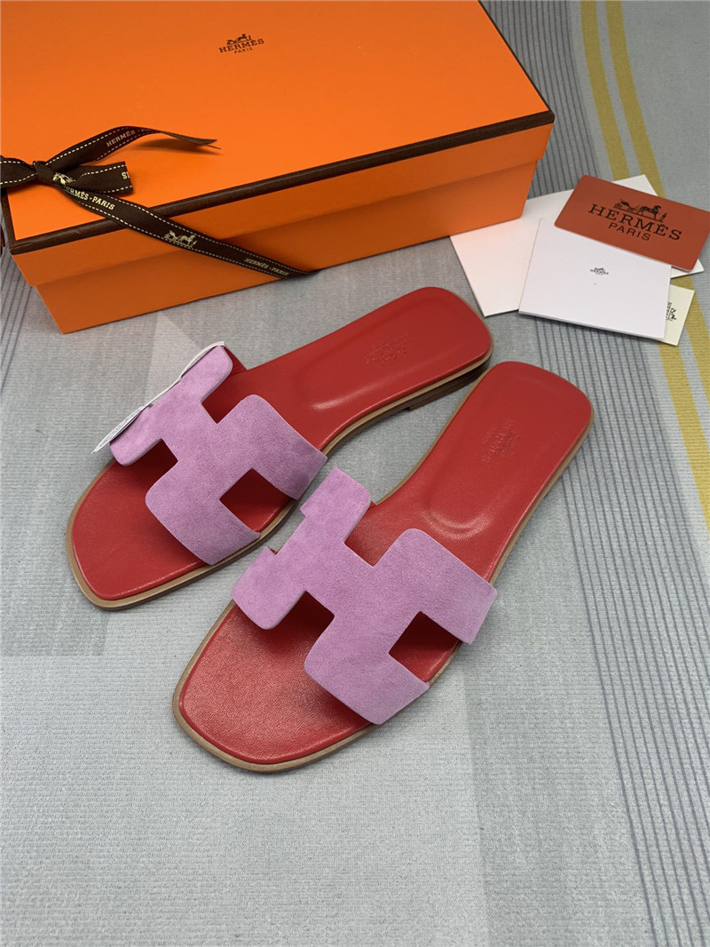 H**me5 flat H slippers womens
