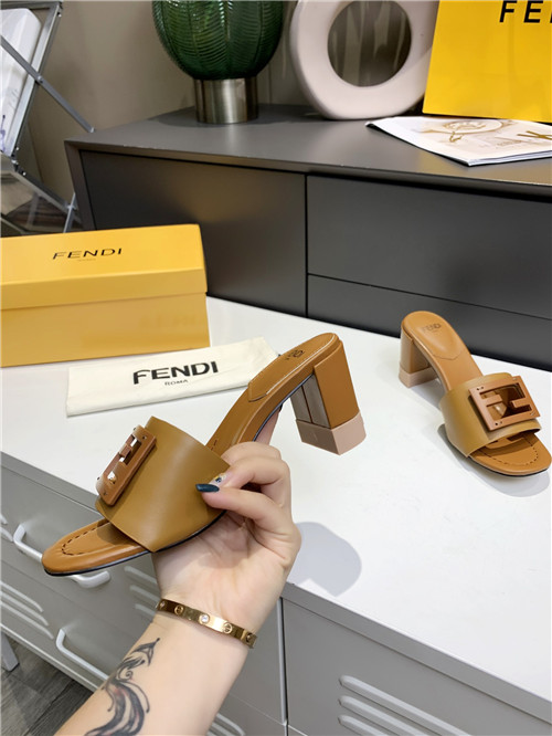 F**di thick heel sandals