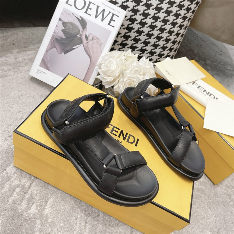F**di letters webbing sandals