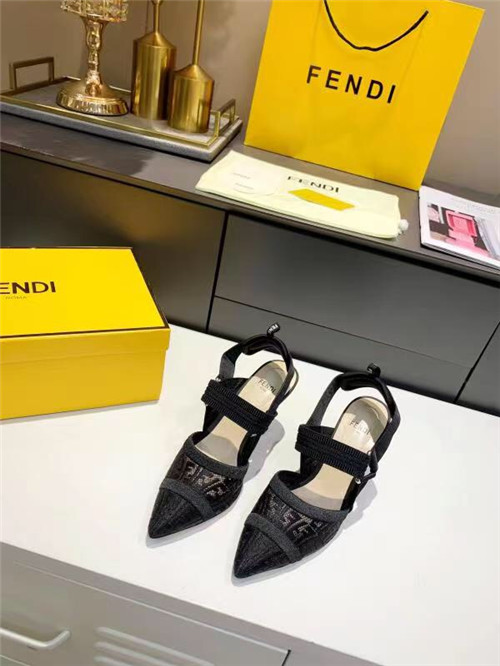 F**di heels sandals