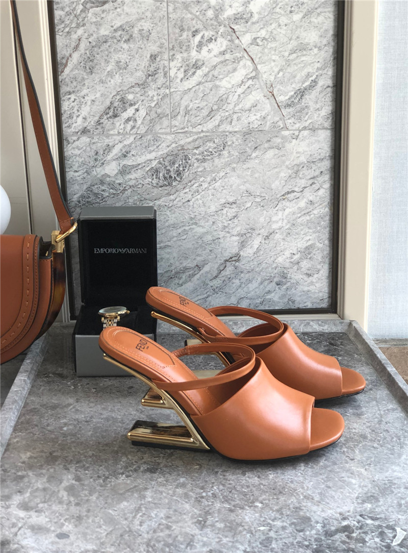 F**di first high-heeled sandal