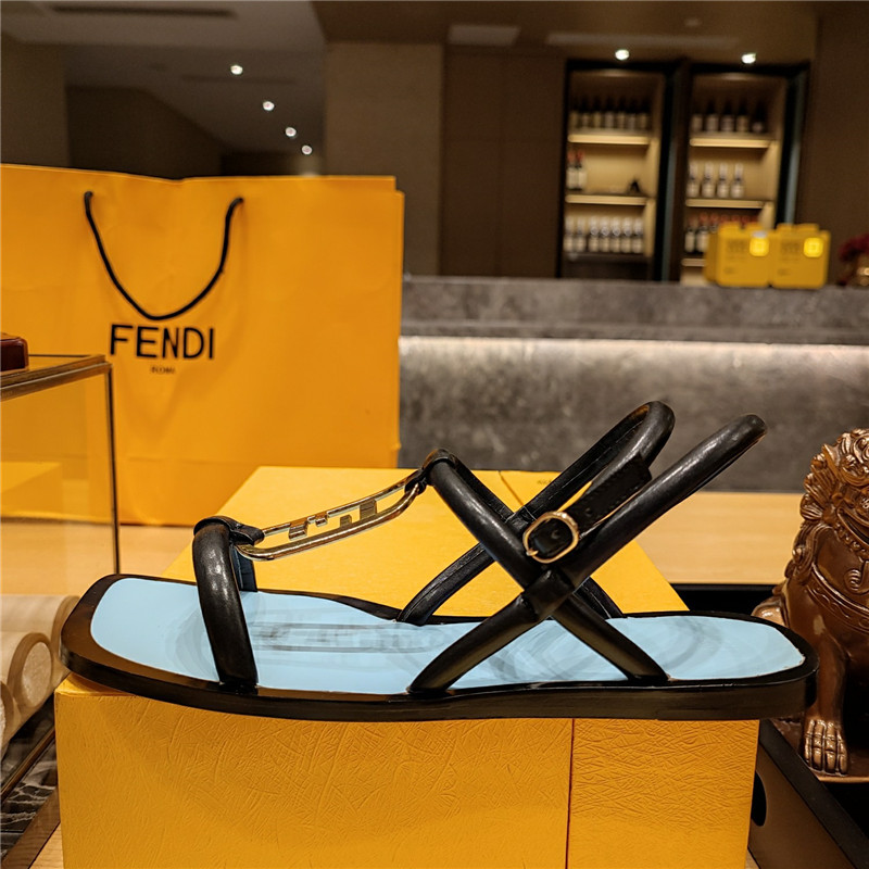 F**di flat beach sandals