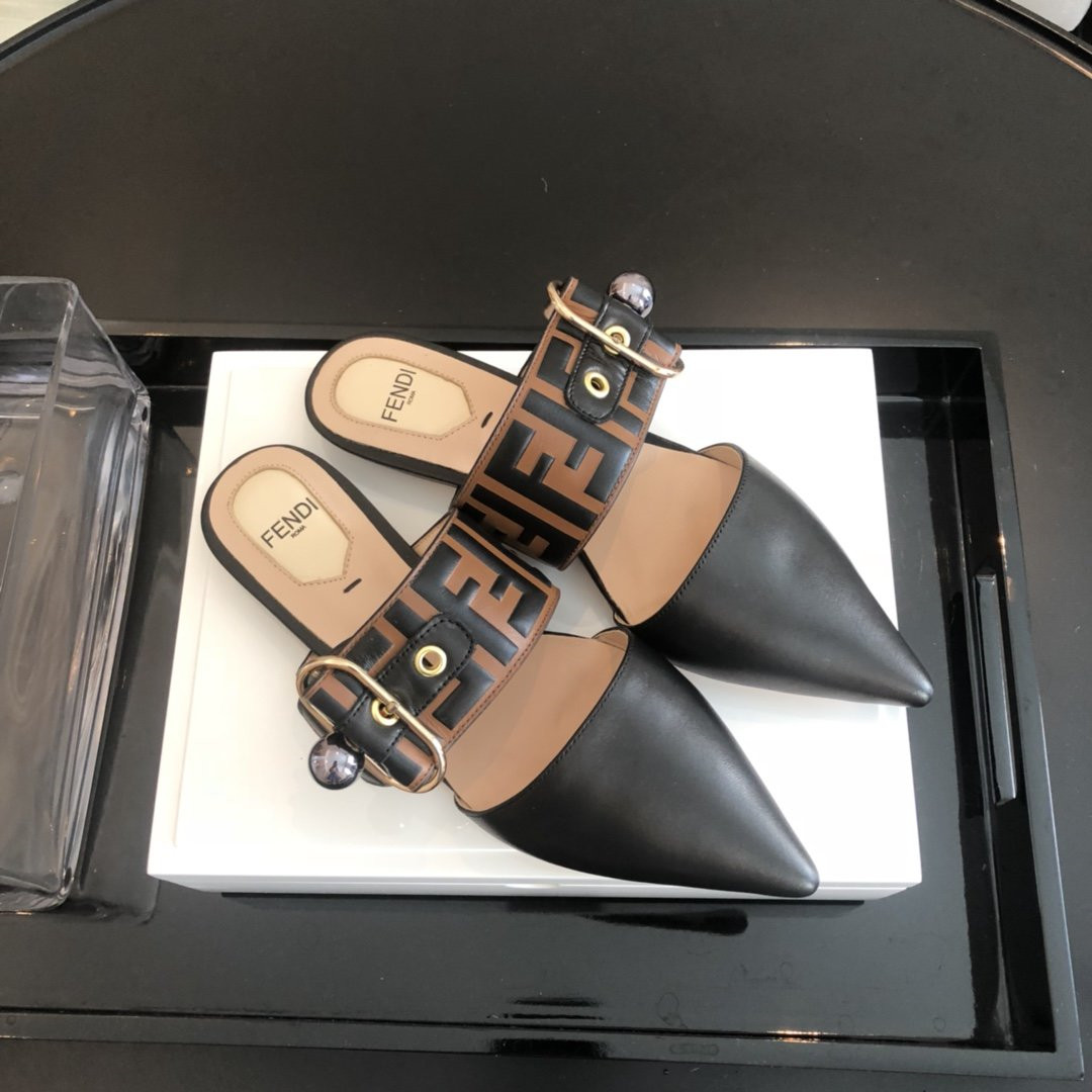 F**di ff mules sandals