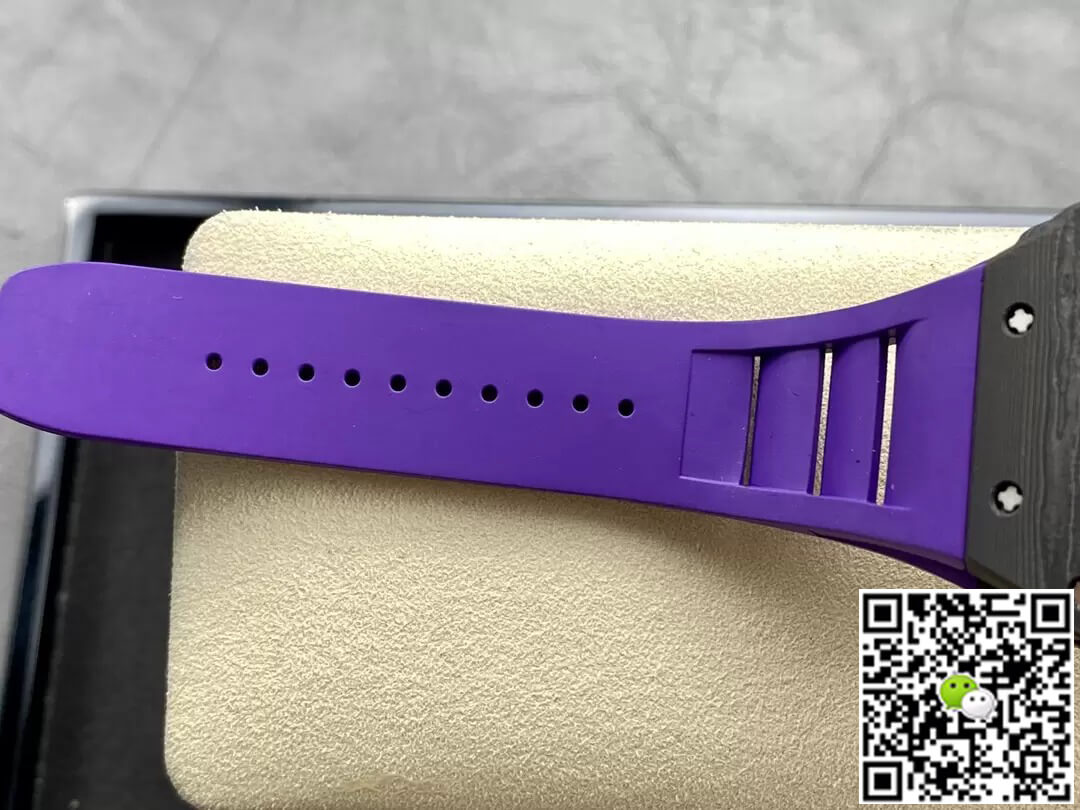 Richard Mille Replica RM35-02 1:1 Best Edition T+ Factory NTPT Carbon Fiber Purple Strap