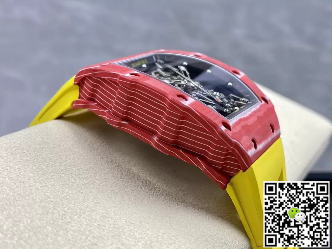 Richard Mille Replica RM35-02 1:1 Best Edition T+ Factory Red Carbon Fiber NTPT Case