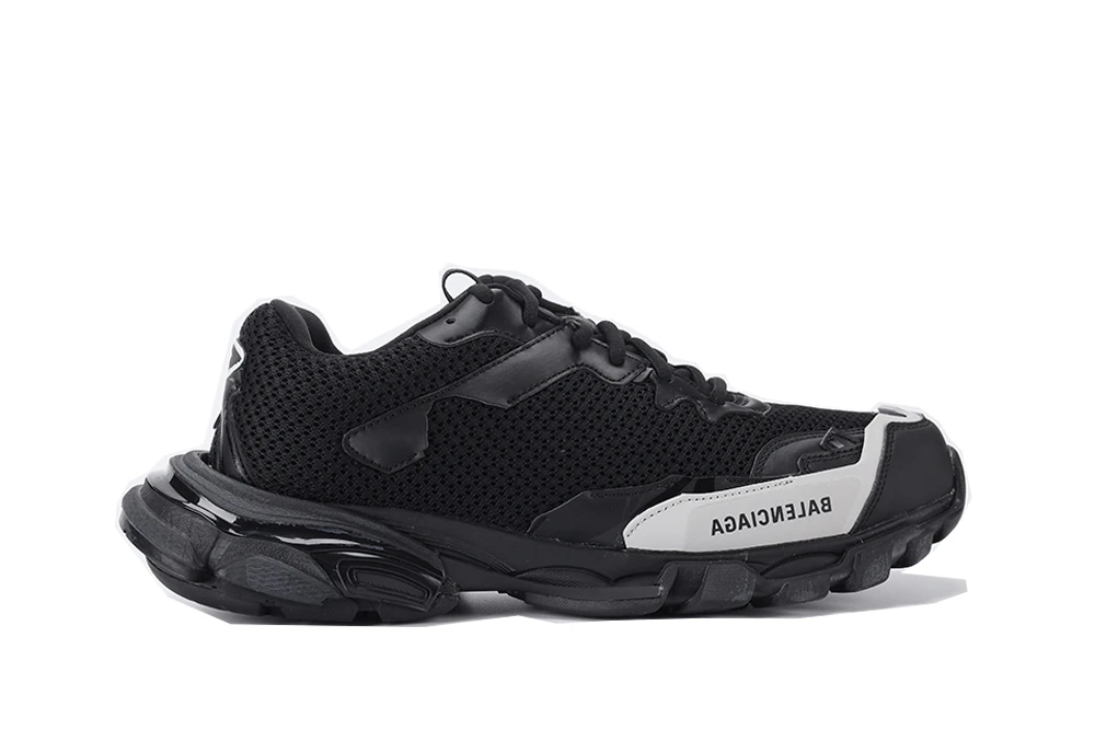 Ba1en*iaga TRIPLE-S BLACK (WHITE LOGO)