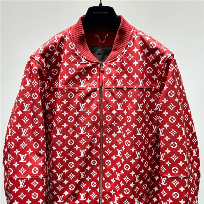 2023fw LV Real Leather Jacket Top Version
