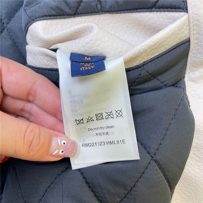 2024ss LV Leather Jacket Top Version